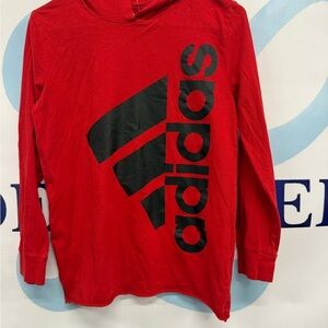 Adidas boys long sleeve shirt with hood